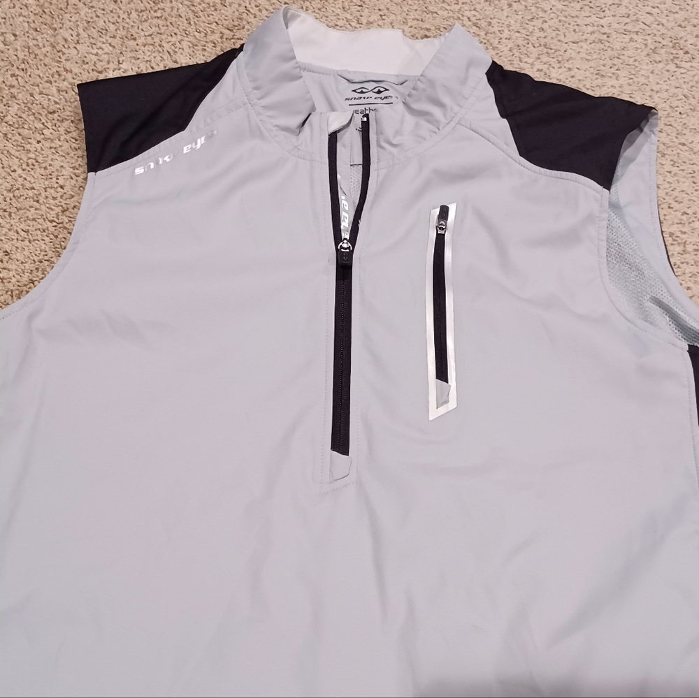 Snake Eyes Weather-18 Lightweight Golf Vest Pullover Mens Size XL